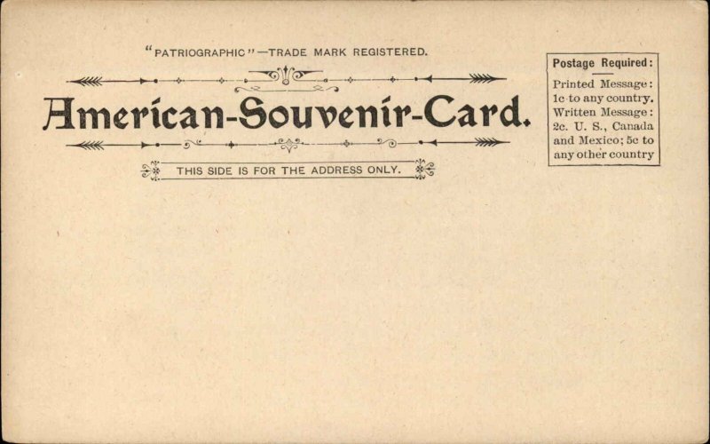 NIAGARA FALLS NY SUMMER American Souvenir Card No. 3 WHIRLPOOL GORGE Postcard