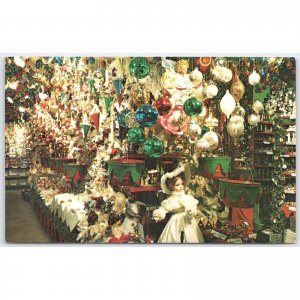 Postcard The Christmas Factory Helen Georgia Holiday Decor