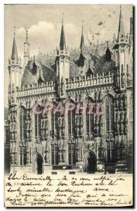 Postcard Bruges Old Town Hall