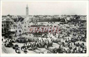 Postcard Modern Marrakech (Morocco) djema el Fna square