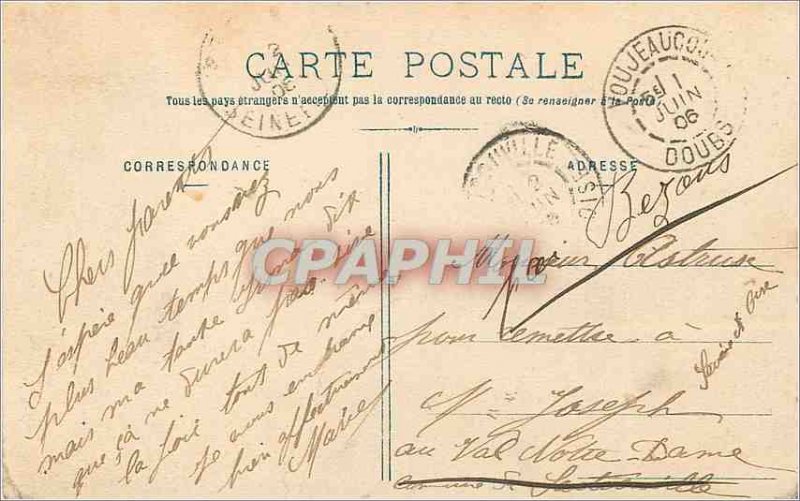 Postcard Old Vesoul view Generale