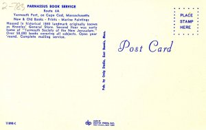 MA - Cape Cod, Yarmouth Port. Parnassus Book Service