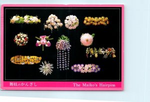 Postcard - The Maiko's Hairpins