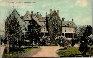 Postcard Bethany College in Topeka, Kansas