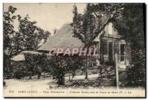 Old Postcard The Old Paris Old Montmartre See you Hunting Henri IV