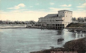 LIMA, Ohio OH   McCULLOUGH'S LAKE & AUDITORIUM  Allen County  ca1910's Postcard