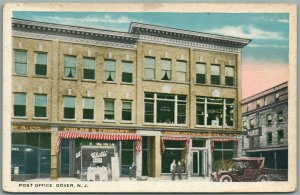 DOVER NJ POST OFFICE ANTIQUE POSTCARD