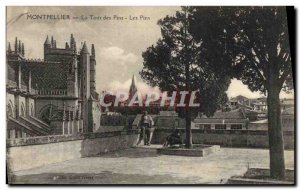 Old Postcard Montpellier The Pines Tower Pines