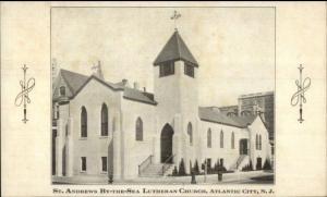 Atlantic City NJ Lutheran Church c1910 Postcard