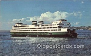 Washington State Super Ferry Ship 1970 