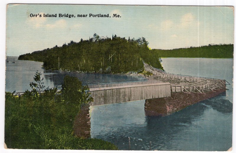 Orr's Island Bridge, near Portland, Me.