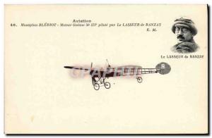 Old Postcard Jet Aviation Bleriot monoplane Gnome Engine 50 HP driver by The ...