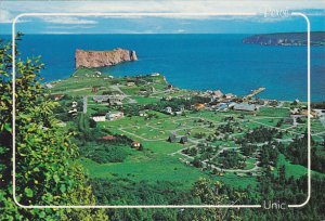 Canada Aerial View Perce Quebec