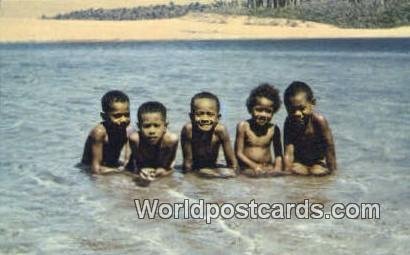 Fijian Children Nadi Airport Fiji, Fijian Unused 