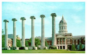 Postcard SCHOOL SCENE Columbia Missouri MO AS1115