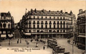 CPA ANGERS - La Place du Raillement - Rue d'Alsace (296898)