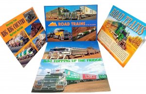 Job Lot Set 5x Australian Road Trains Big Trucks Postcards