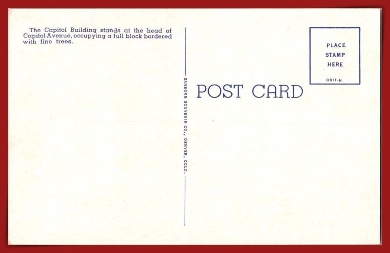 Wyoming, Cheyenne - State Capitol Building - [WY-206]