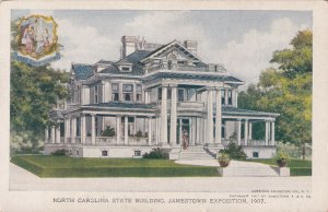 NORFOLK, Virginia, 1907; North Carolina State Building, Jamestown Exposition