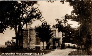 Henderson House At Jordanville Warren NY Herkimer County New York RP RPPC A838