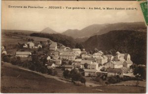 CPA JOUGNE Vue Generale - Au Fond le Mont Suchet - Env. De Pontarlier (1115302)