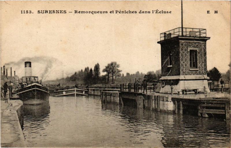 CPA Suresnes - Remorqueurs et Penichen (274895)