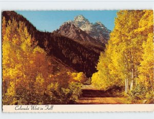 Postcard Colorado West in Fall, Colorado