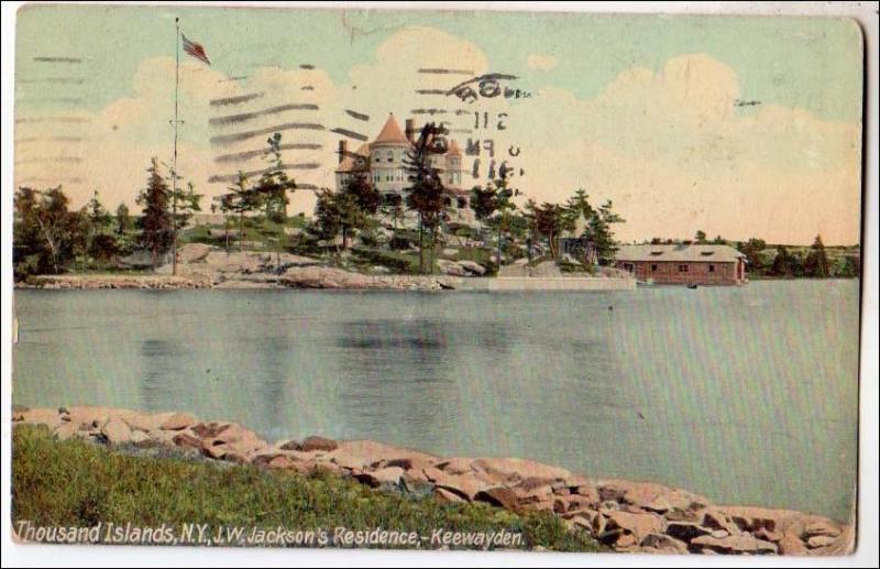 Canada - Ontario. J.W.Jackson's Res, Keewayden, 1000 Islands