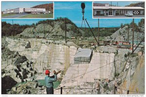 3-Views, Rock of Ages, Granite Quarry, BARR, Vermont, 40-60s