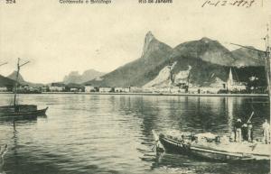 brazil, RIO DE JANEIRO, Corcovado e Botafogo (1913)