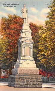 Civil War Monument Bethlehem, Pennsylvania PA  