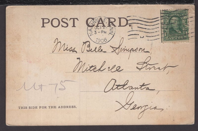 Tennessee Nashville - Parthenon, Centennial Park - pm1906 ~ Und/B