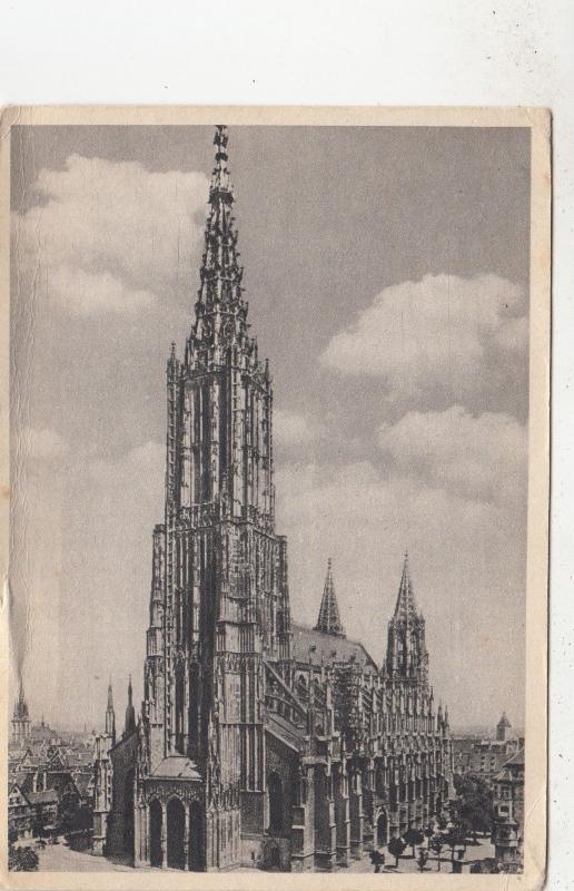 BF19476 ulm das munster hochster kirchturm germany  front/back image