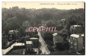 Old Postcard Villers sur Mer View Jack L & # 39Eglise