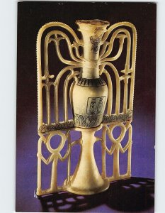 Postcard Floral Perfume Vase, Egyptian Museum, Cairo, Egypt