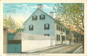 Portsmouth, New Hampshire NH Thomas Bailey Aldrich House 1926 Postmark