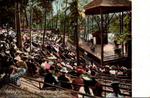 Maine Portland Riverton Park Rustic Theatre Afternoon Performance 1907