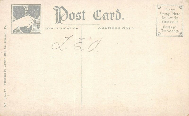 LP42  Edinboro  Pennsylvania Postcard State Normal School