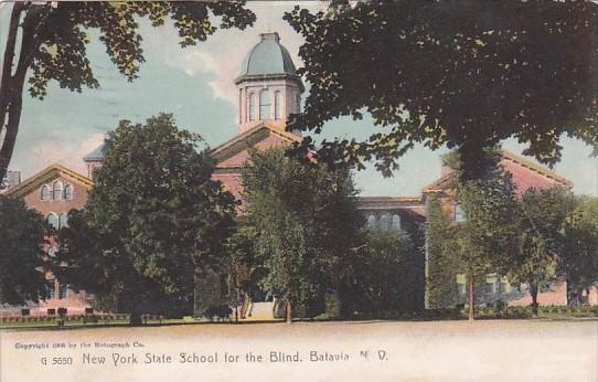 New York Batavia New York State School For The Blind 1909 Rotograph