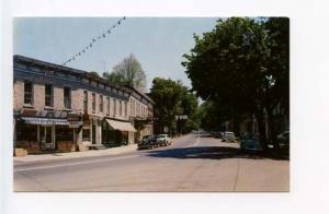 Cherry Valley NY Street View Drug Store Old Cars Vintage Store Fronts Postcard