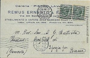 09644 vintage postcard - TURIN city: ADVERTISING 1905-