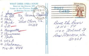 Famous what cheer Opera 1977 