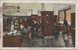 Postcard Main Office Hibernia Securities Company New Orleans LA