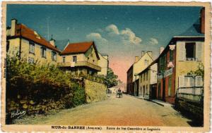 CPA MUR-de-BARREZ - Route de Ste-GENEVIEVEet LAGUIOLE (290098)