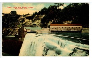 NY - Rochester. Lower Falls & Power Plant