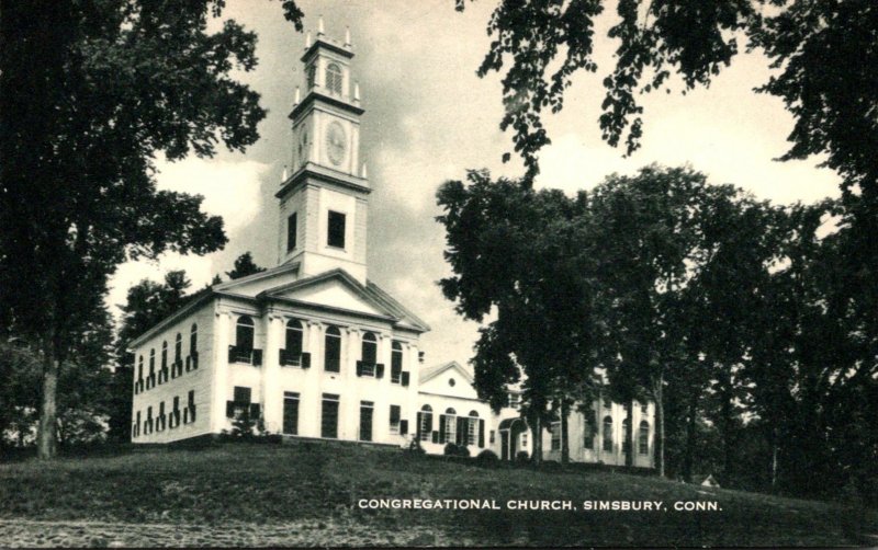 Connecticut Simsbury Congregational Church