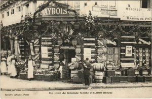 CPA PARIS Un jour de grand vente BOUTIQUE (17285)