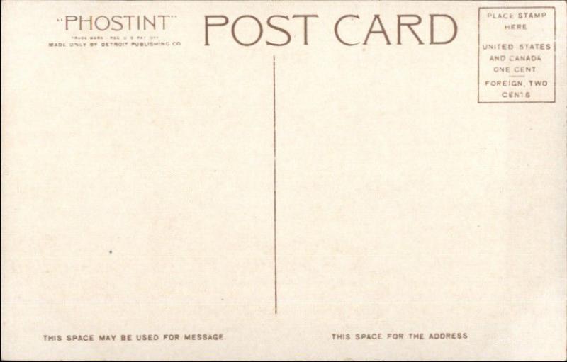 Yellowstone Canyon Hotel Detroit Publishing 71062 c1910 Postcard EXC COND 