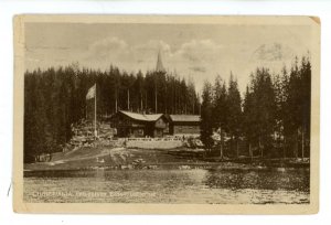 Norway - Kristiania (now Oslo). Holmenkollen, Peisestuen ca1918 RPPC(damage)