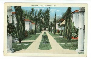 CA - Pasadena. Bungalow Court